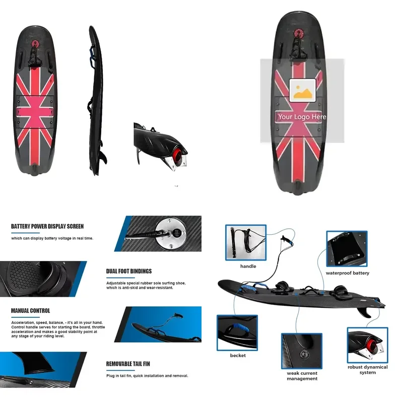 2023 New 12KW 15KW Sports Scooter Efoil Power Motor Jet Surf Board Jetboards E Electric Surfboard