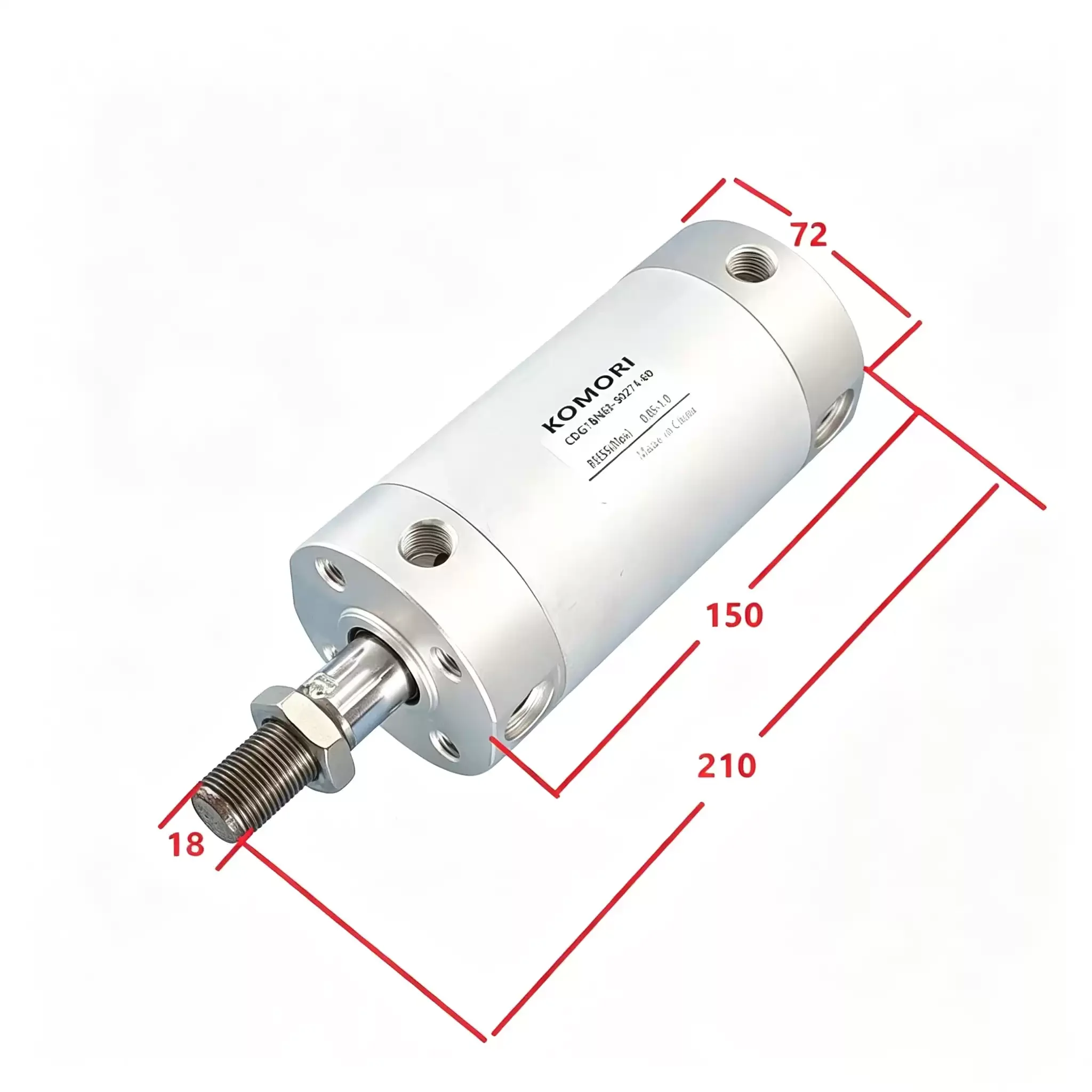Komori L428 L528 Plate Mounting Cylinder 63-60 Aluminum Air Cylinder Offset Printing Machine Parts