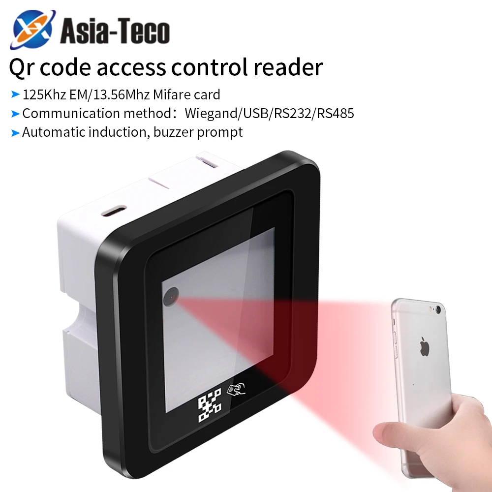 

Embedded 2D Barcode Scanner QR Barcode Reader RS232/RS485/TTL/WG/USB Interface Fixed Installation for Access Control Easy To Use