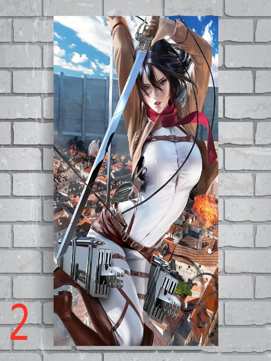 Attack on Titan Anime Canvas Wall Art  Shingeki No Kyojin Poster for Living Room Decor Home Decoration Wall Paintings Prints  De