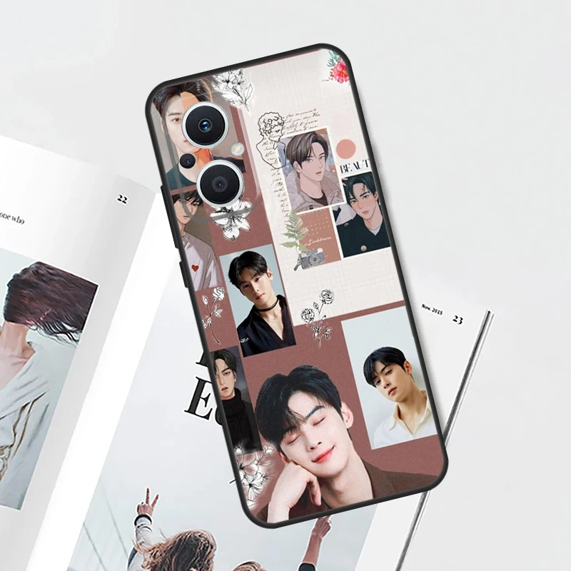Cha Eun Woo TV True Beauty Kpop Case For OPPO Reno 10 8 Pro 4Z 5Z 4 5 6 7 Lite 8T OPPO Find X5 Lite X6 Pro X3 X2 Neo Cover