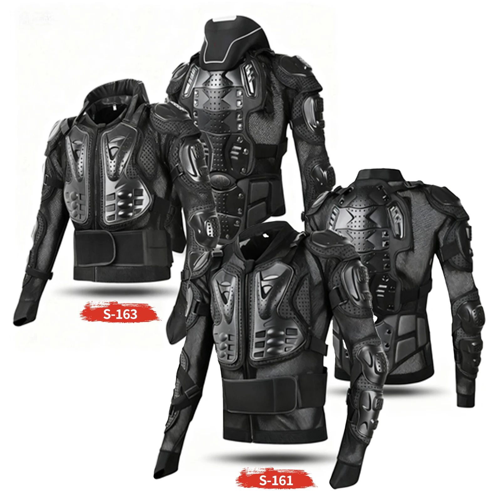 

For Adventure Motorcycle, Men's Protective Armor Jacket, Adjustable Lightweight Chest Back Guard for Long Distance Touring