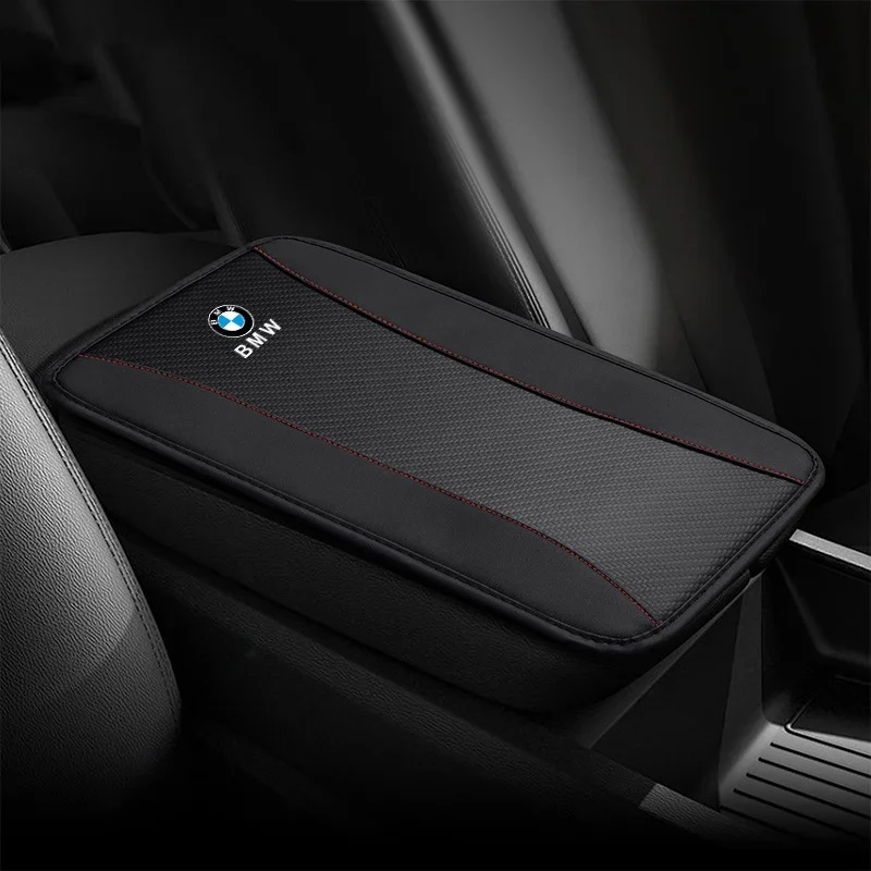 Car Armrest Pad Center Console Arm Mat For BMW X1 X2 X3 X4 F20 F30 F34 F07 E90 E83 E84 G20 G01 G02 F25 F26 F48 F39 F44 F22 F45