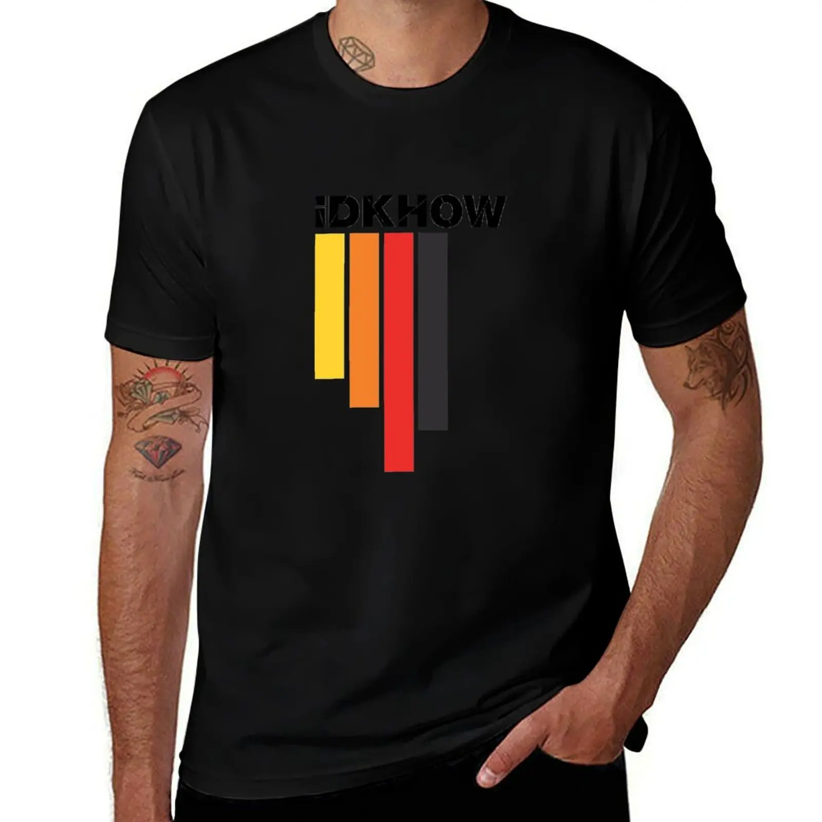 Idkhow stripey razzmatazz design T-Shirt Sport Basic Moisture Wicking Tee