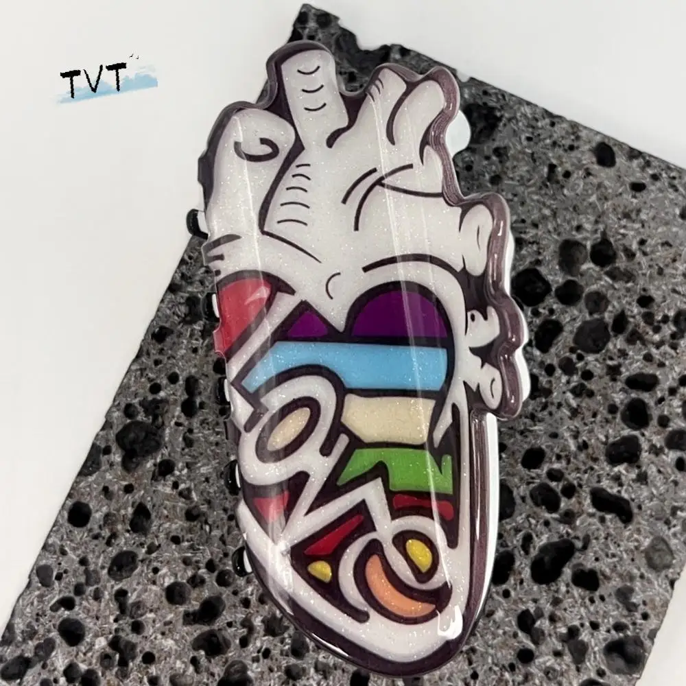 

Acrylic Witch Hat Halloween Hair Claw Skeleton Spider Web Pumpkin Hairpin Heart Bat Ghost Hair Clip Festival Accessories