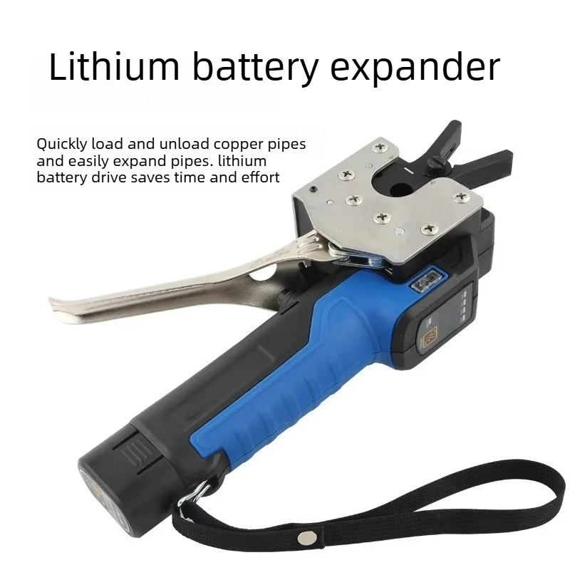 VEF Series Cordless Tube Expander | 1/4"-5/8" Copper Pipe Flaring Tool | Lithium Battery Powered HVAC Flare Kit