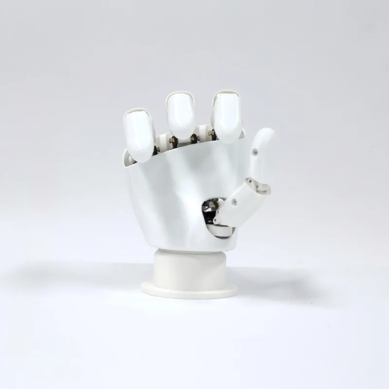 Zusammengebaute AmazingHand 8 DOF Roboterhand 3D-Gedruckte Mechanische Hand Rechter/Linker Arm PWM / Feetech Serielle Motoren Programmierbarer Roboter