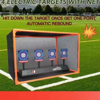 Digital Electronic Shooting Target for Nerf Gun Gel Beam Blaster Accessories Net Frame Sound Light Game Kids Toy Halloween Gifts Digital Electronic Shooting Target for Nerf Gun Gel Beam Blaster Accessories Net Frame Sound Light Game Kids Toy Halloween Gifts