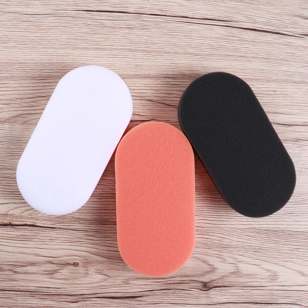 

3Pcs Car Waxing Sponge Polish Foam Cleaning Cloth High Density No Crumbs Applicator For Car Interior Exterior Dashboard