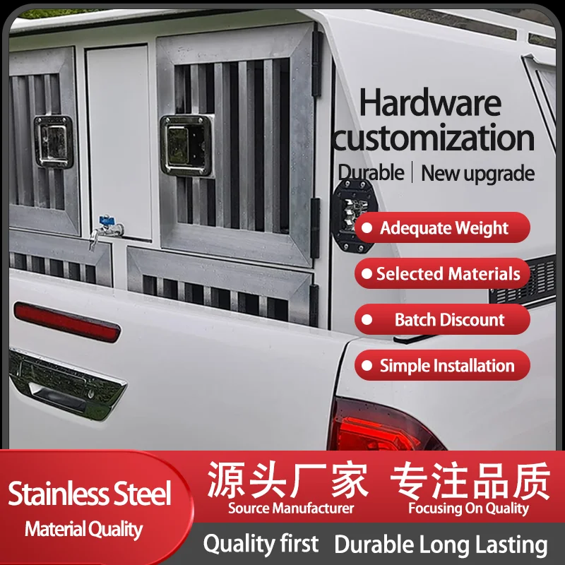 

304 Stainless Steel Square Lock Box Lock Car Electrical Cabinet Rv Trailer Engineering Vehicle Toolbox