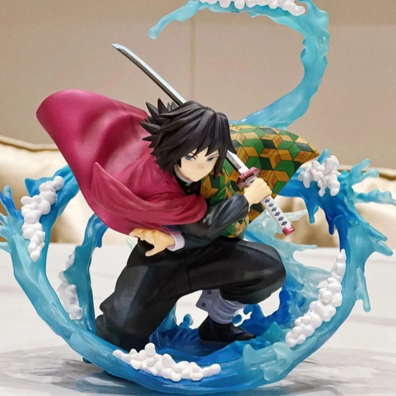 鬼滅の刃 江原童磨 アニメアクションフィギュア 17cm PVC コレクションモデルおもちゃデスクトップ装飾ギフト誕生日用