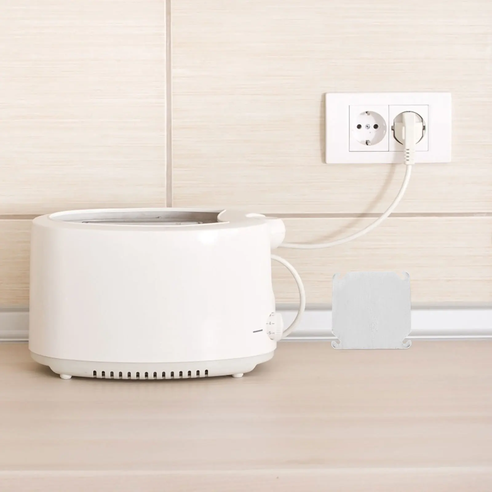 لوحة حائط مجلفنة فارغة غطاء مربع مطلي بالزنك آمنة غطاء مخرج كهربائي لوحة حواف مصقولة عالمية مناسبة للمنزل #2