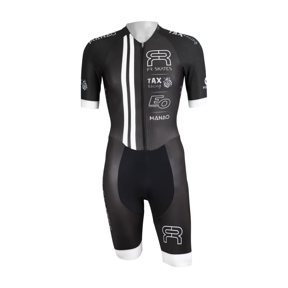 FR Race Suit Team Skates Suit Speed Inline Roller Skate Skinsuit Fast Skating Jumpsuit Cycling swim sports Running Suit sports