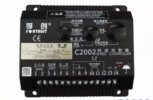 C2002 Fortrust Copy Electronics Speed control board generator  Governor Good Quality  Replacement for Diesel Generator Equipment