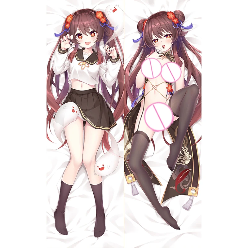 

Dakimakura Anime Hu Tao 2 Side Printed Hugging Body Pillowcase Cushion Bedding Decor Pillow Cover 2024