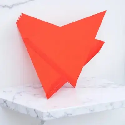 6Pcs Bicycle Safety Flags High Visibility PVC Tear Resistant Warning Triangular Flags Easy Install Cycling Safety Accessories