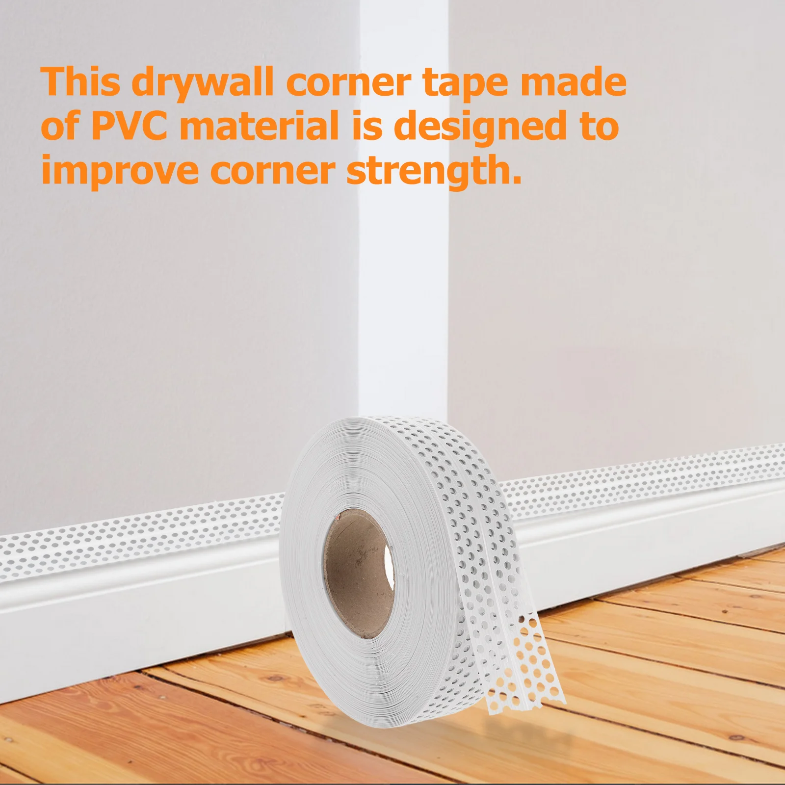 Adhesive Tape Corner Belt Home outside Self-adhesive White Drywall Replacement Accessory