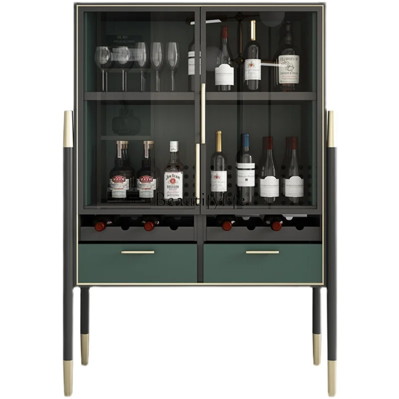 

13Light Luxury Wine Cabinet Home Decoration Simple Modern Beautiful Broken Locker