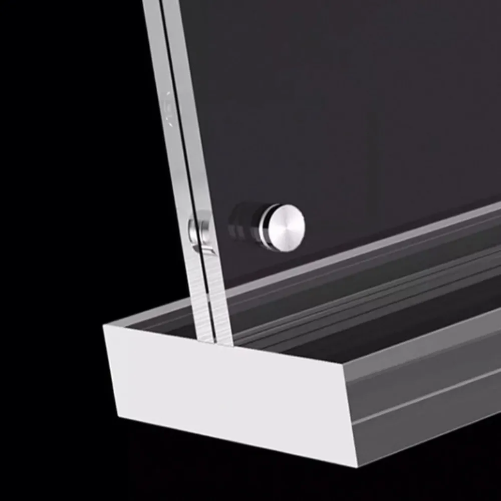 A4/A5/A6 Desk Display Stand Acrylic Double Side Clear Price Label Display Rack Transparent Menu Stand Holder Hotel