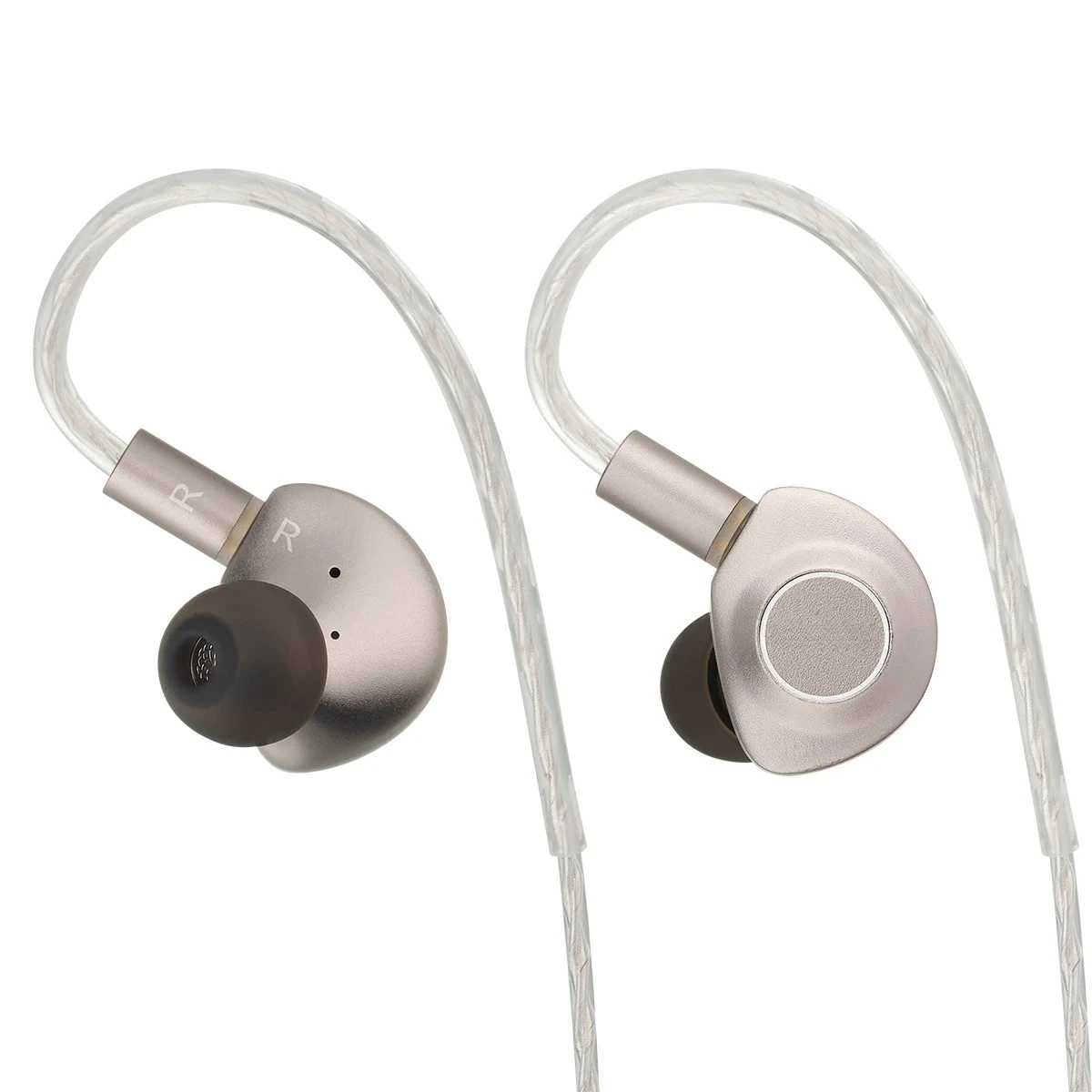 ANGELEARS Delci AE 10mm DLC+PU Diaphragm Dynamic Driver IEMs Hi-Fi I n-ear Earphone with Two Tuning Style