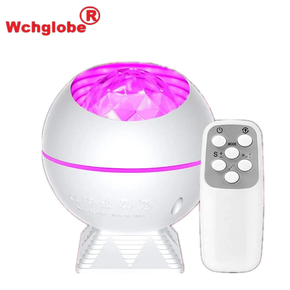 

Sky Moon Lights Star Projector Light Ocean Galaxy 3D Projection Lamp Bedroom Night Light with Remote Control for Kids Baby Gifts