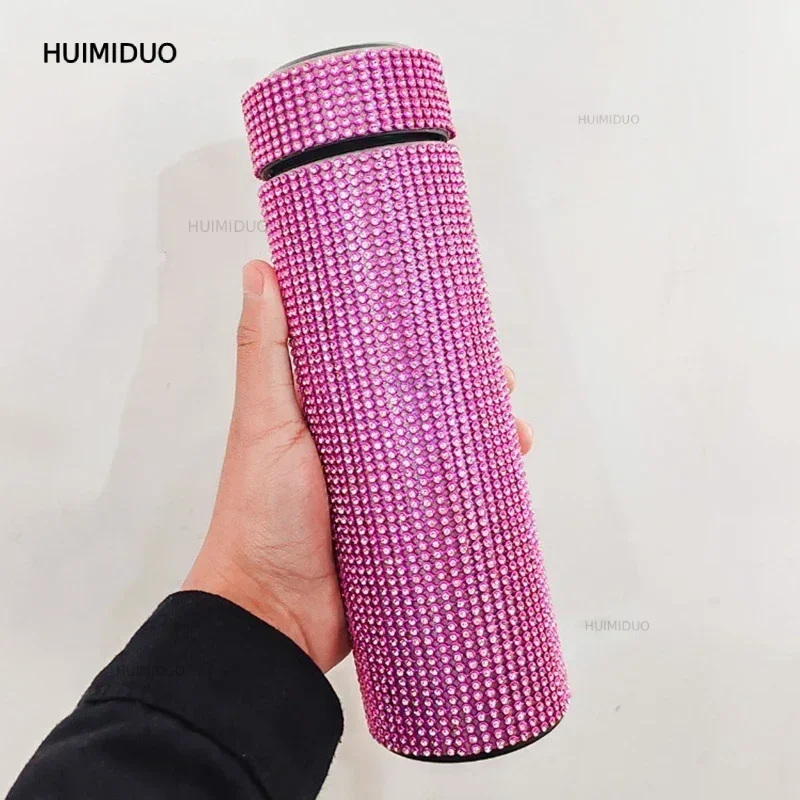 Tasse thermos intelligente design en acier inoxydable 304, flacons sous vide, luxe, 500ml, accessoires de cuisine créatifs, stan