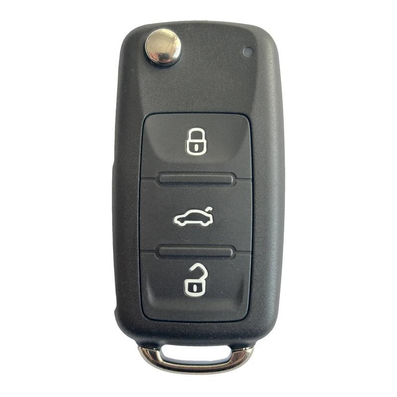 AK001053 PN 3T0 959 753 L For Skoda 3 Button Flip Remote Key 434MHz 48 Chip 3T0 837 202 L 2011DJ4106