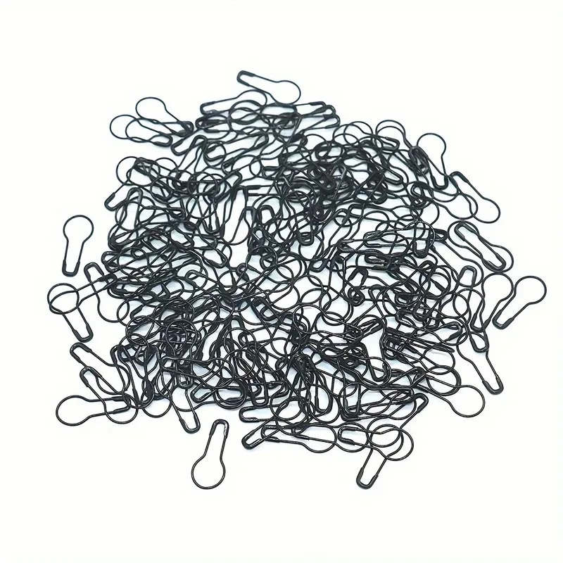 76 pcs Iron Safety Pins, Gourd-Shaped Head for Clothing Label Fixing, Sharp Point great for Sewing Accessories