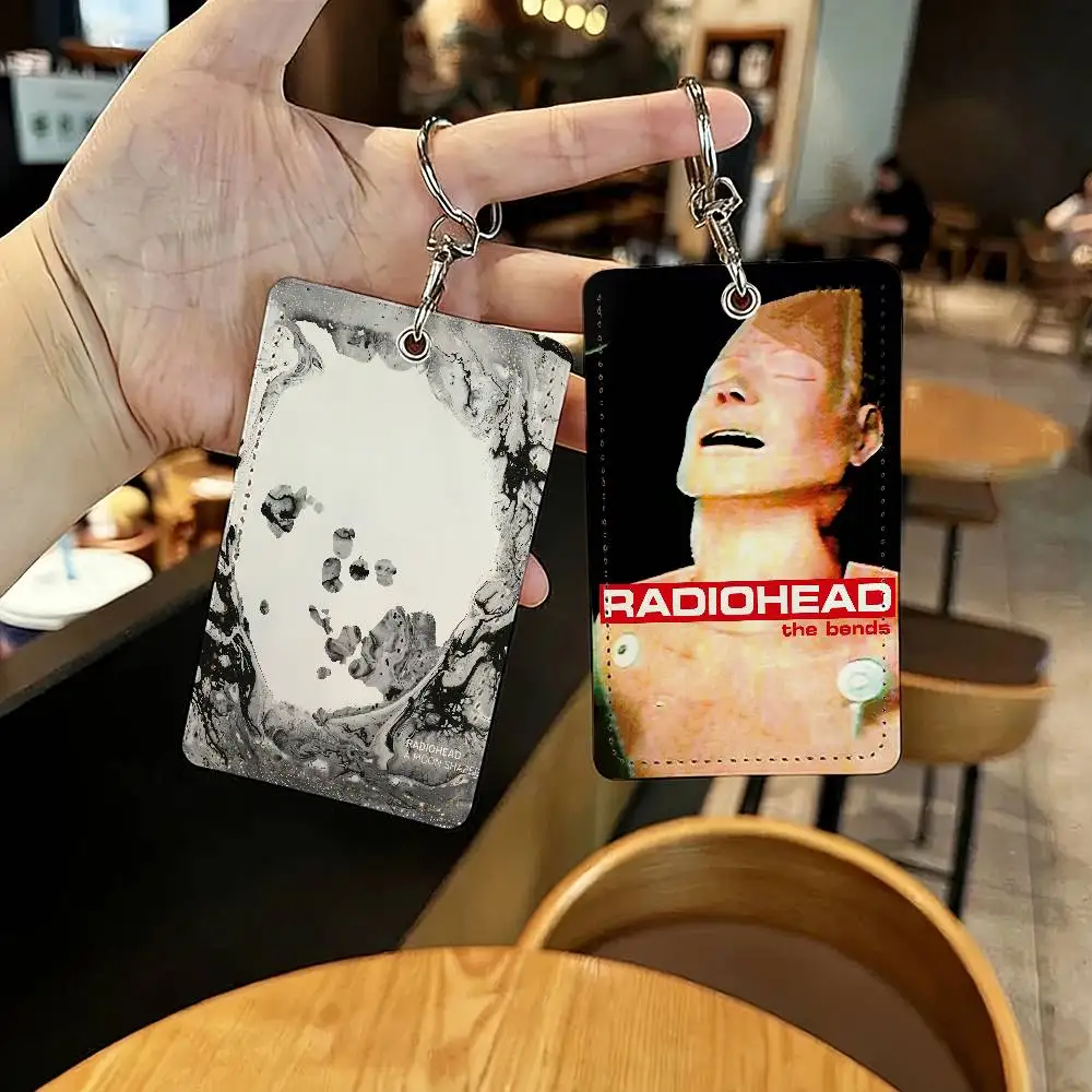 

Держатели для карт с R-радиоголовом, защита от потери студенческих удостоверений личности, защитный чехол, чехлы для карт доступа в кампусе, брелок для ключей