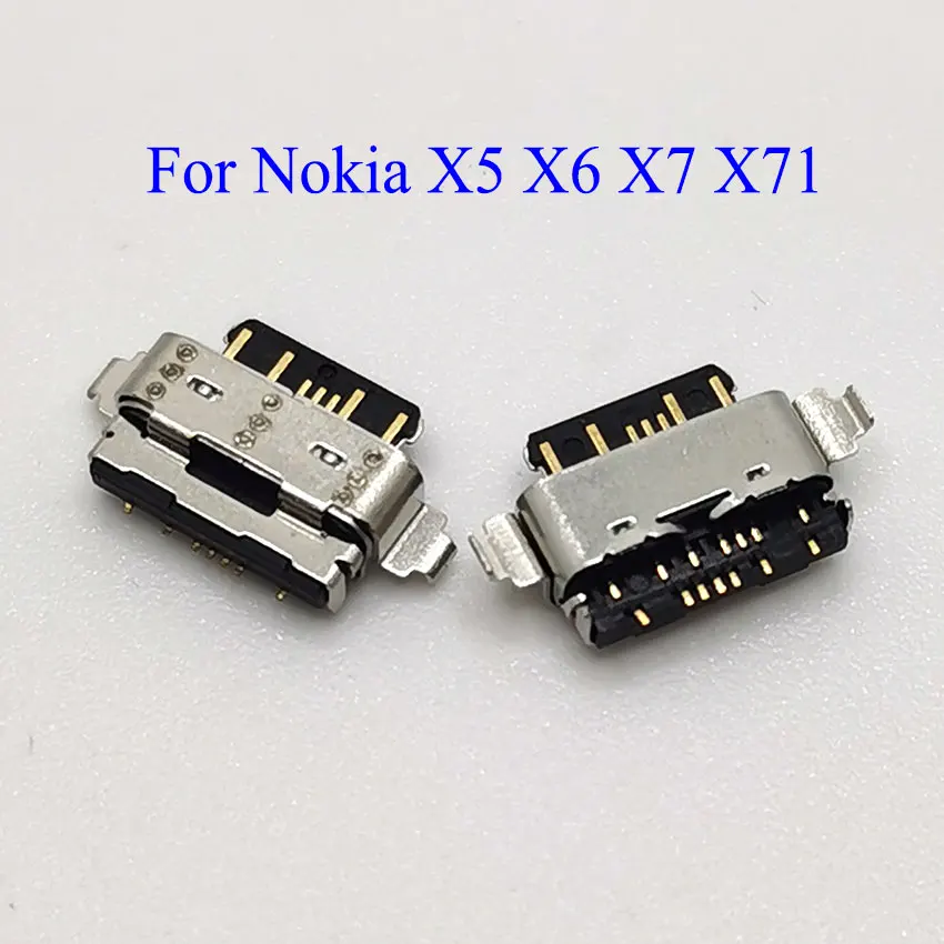 

2-10 для Nokia X5 5,1 Plus 5,1 6,1 Plus TA-1102 X6 6,1 Plus TA-1103 8 TA-1012 USB Type C зарядный порт док-разъем