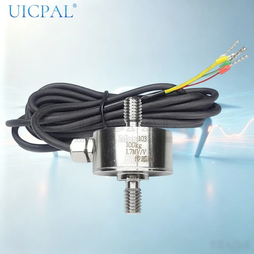 Miniature Pressure Tension Sensor Stainless Steels Automated Load Cell Tensile Force Transducer M5 M6 M8 0-5KG 0-50KG 0-500KG