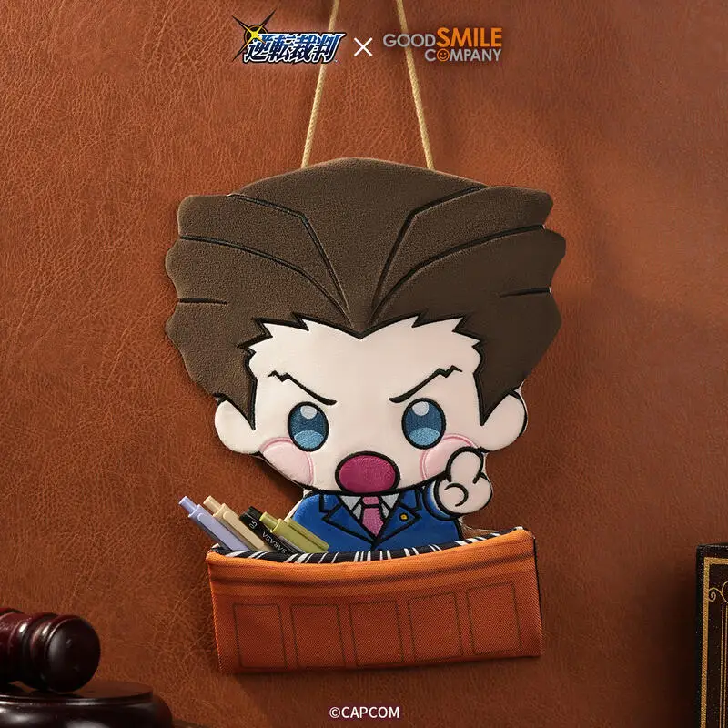 Sac à bandoulière officiel authentique Ace Attorney Ambitus, édition collector, cadeau pour les collègues Miles Edgeworth et Phoenix Wright