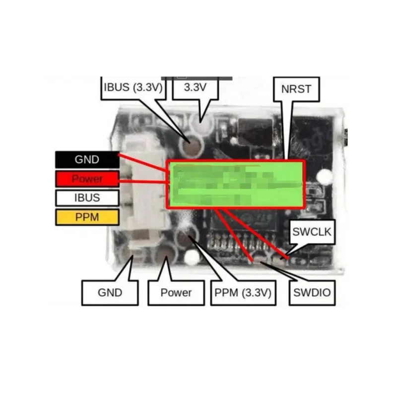 FS Flysky FS-8A 8/18CH Mini-Empfänger mit PPM iBus SBUS-Ausgang für AFHDS 2A Sender RX2A PRO FS-A8S FS i4 i6 i6S i6X TM10 TX