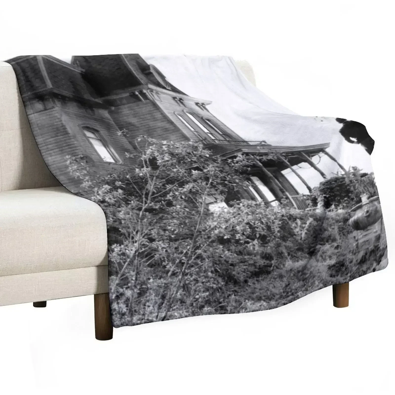 

Psycho House Norman Bates Throw Blanket Soft Big Luxury Brand For Decorative Sofa Blankets