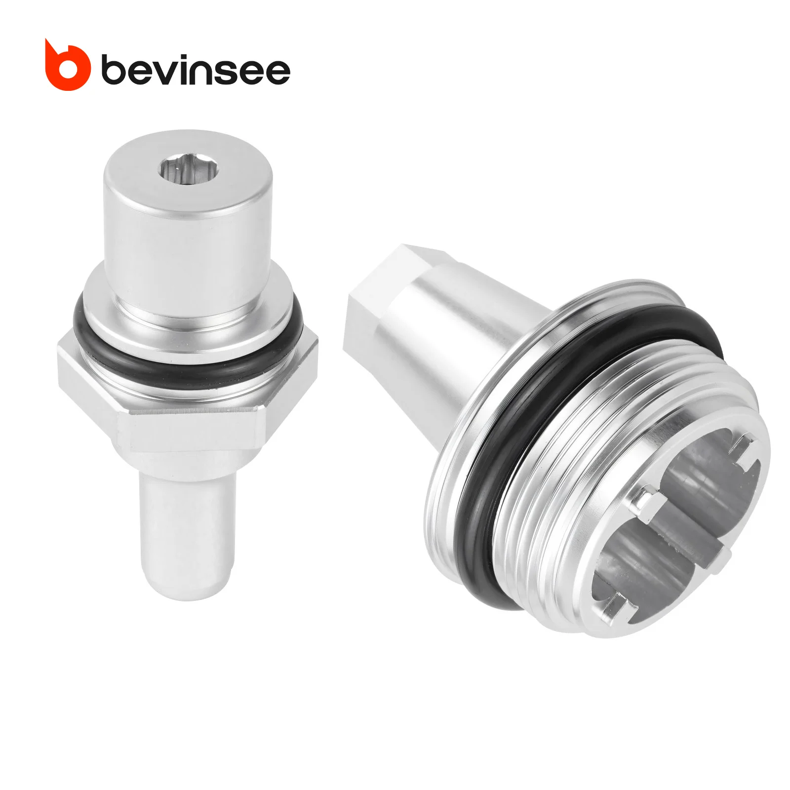 BEVINSEE For BMW N54 PCV Valve Cap Cover Replacement for E90 E92 E60 E61 F01 F02 X6 E71, Twin Turbo Engine Repair Kit