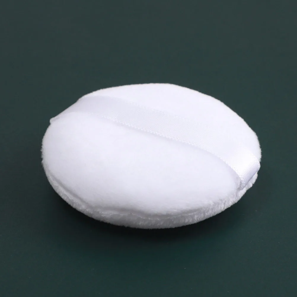 Poudre de maquillage floquée souple pour femmes, 8 pièces, Application de poudre libre, bouffante de maquillage, tampon cosmétique