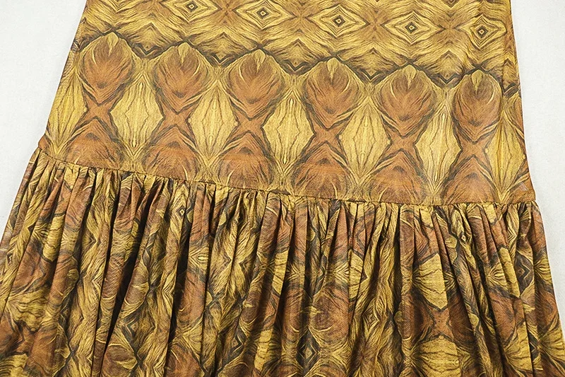 Sukienki maxi w stylu vintage z długim rękawem, rozkloszowane, damskie ubrania na jesień, siateczkowe, prześwitujące, z dekoltem typu O, elastyczne, na imprezę, do klubu nocnego, długa sukienka.