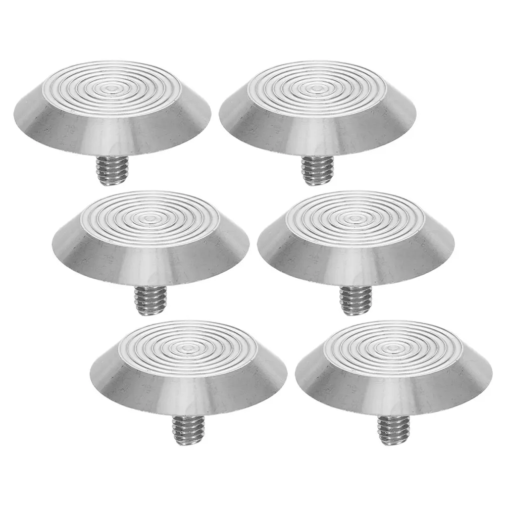 6 قطعة الفولاذ المقاوم للصدأ أعمى الرصيف دليل الأظافر دائم السلامة اللمس رصف ترصيع للمطار مترو الممشى اللمس مسمار