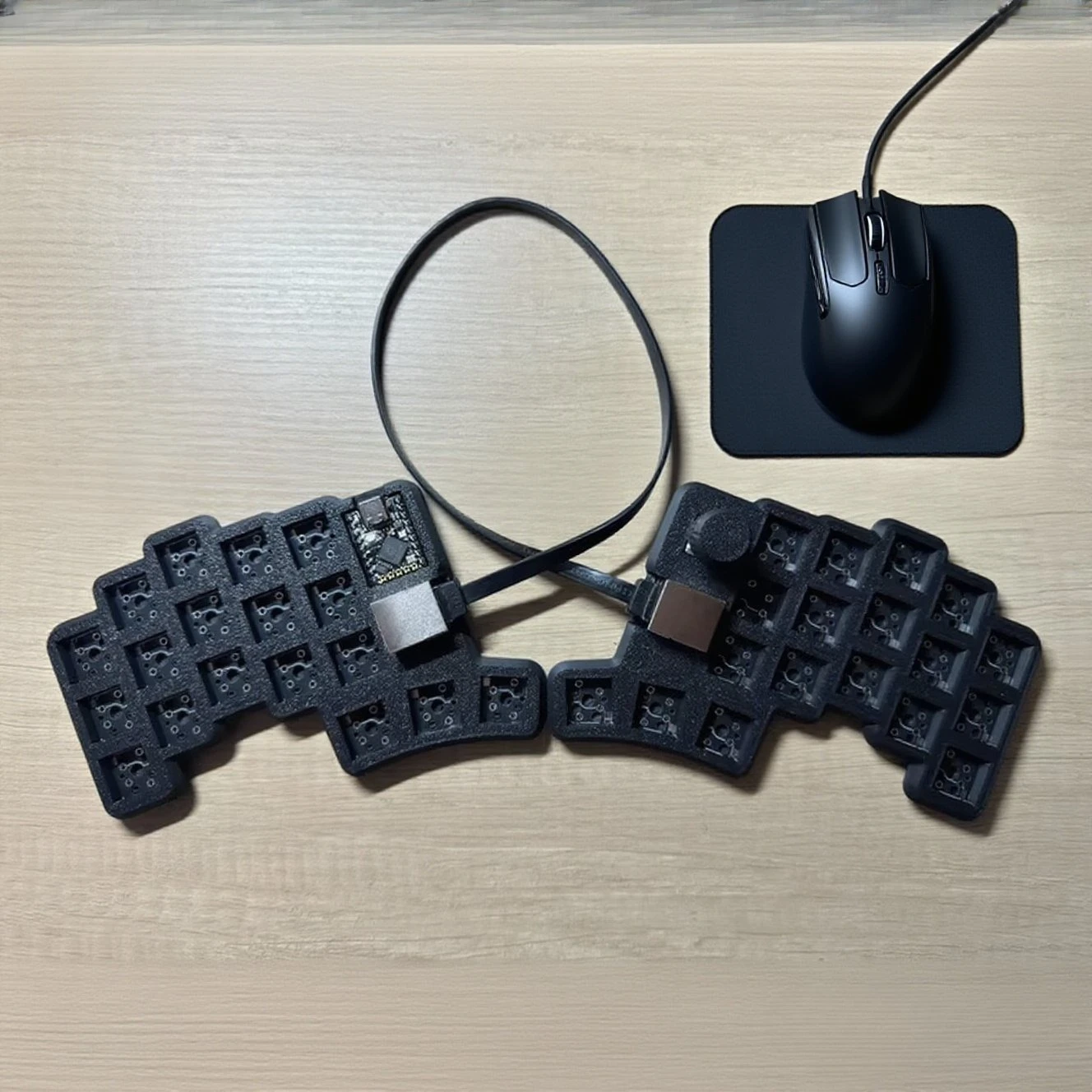 

Комплект разделенной клавиатуры Cheapino V2, индивидуальная проводная горячая замена, 3D-печать, PLA, офисные механические аксессуары для клавиатуры, флакон с поддержкой