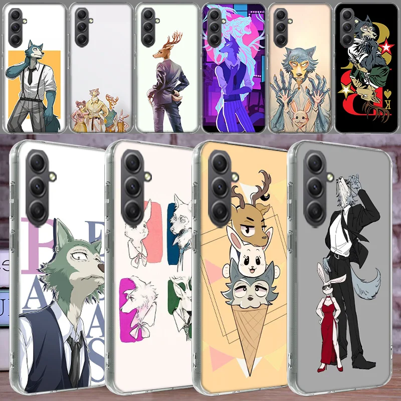 Beastars Legosi Case For Phone Samsung Galaxy A12 A22 A32 A52 A52S A13 A23 A33 A53 A14 A24 A34 A54 5G A73 A42 A9 A8 A7 A6 Plus C