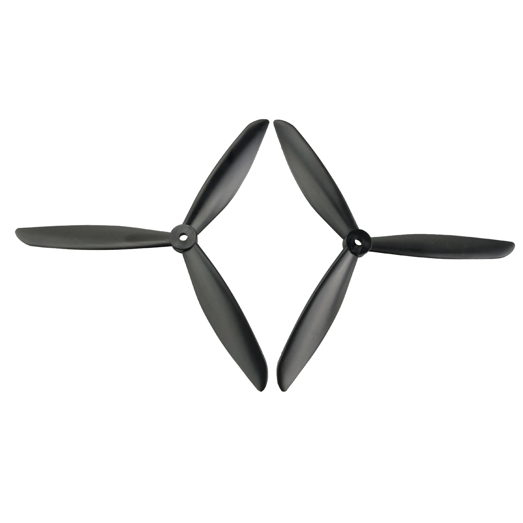 4 Pieces Drone CW CCW Three-Leaf Propeller for H501S B2 B3 B2W Bugs 3 Bugs 2 F200SE Drone Spare Parts Black