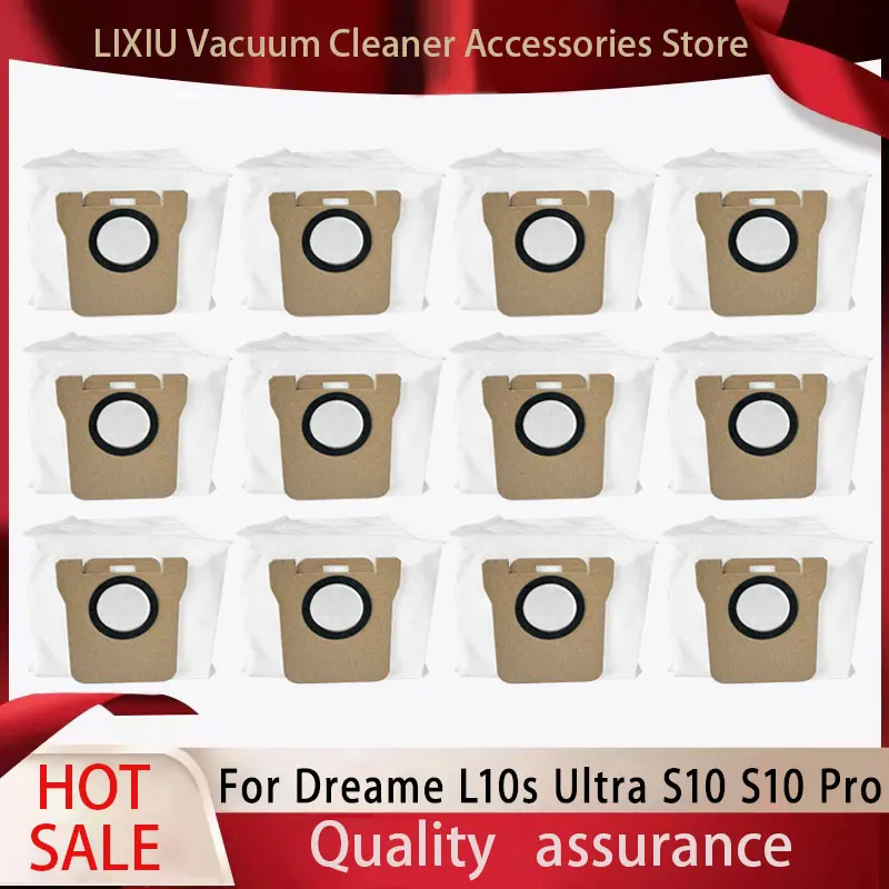 For Dreame L10s Ultra S10 S10 Pro XIAOMI Mijia Omni X10+ Dust Bag Robot Vacuum Cleaner Accessories Garbage Bag Replacement Parts