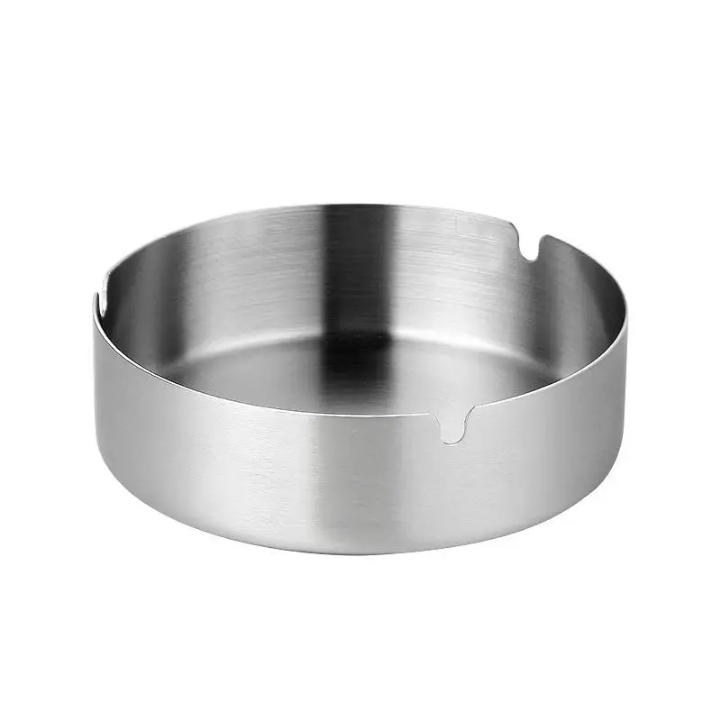 

Durable Thickened Stainless Steel Golden Ashtray Modern Minimalist Design for Internet Cafe Bar - Factory Direct Supply