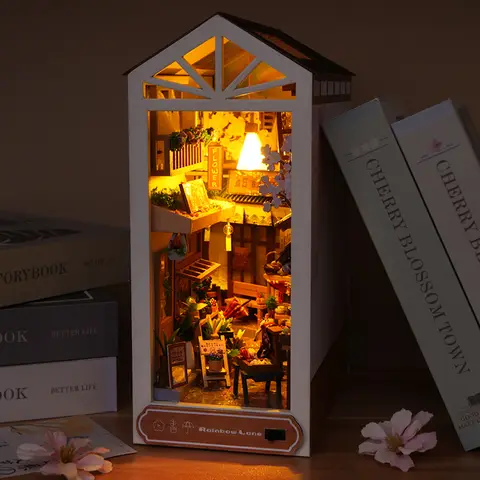 1pc,DIY 책 구석 키트,조립 모델 키트,책장 장식,홈 장식 마이크로 모델,청소년과 성인을 위한 완벽한 선물