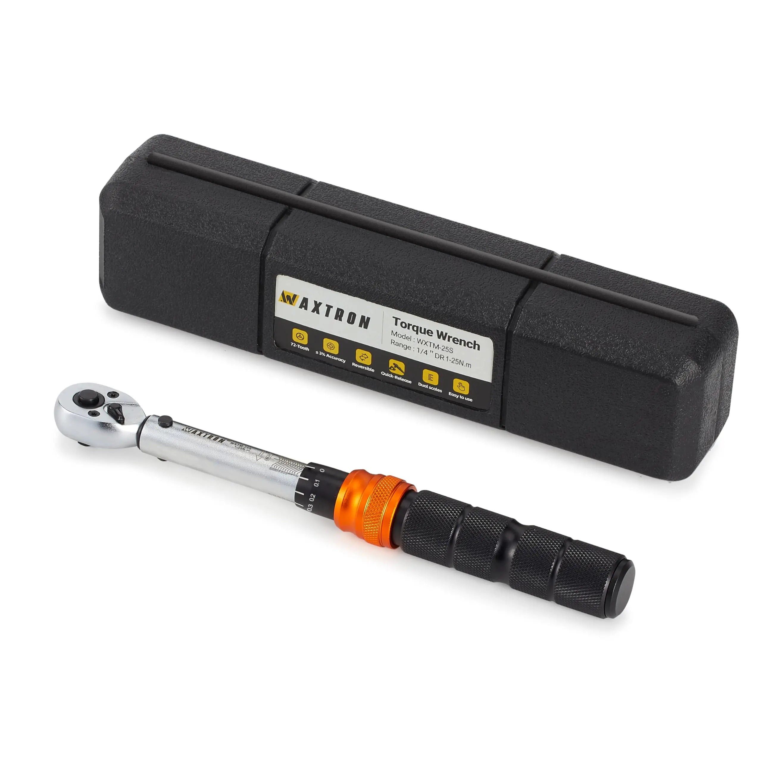 Waxtron Fiets Momentsleutel Set 6 Stuks 1-220N.m 1/2 ''1/4'' 3/8 ''Momentsleutel Voor Fiets Motorfiets Auto Handgereedschap Hot