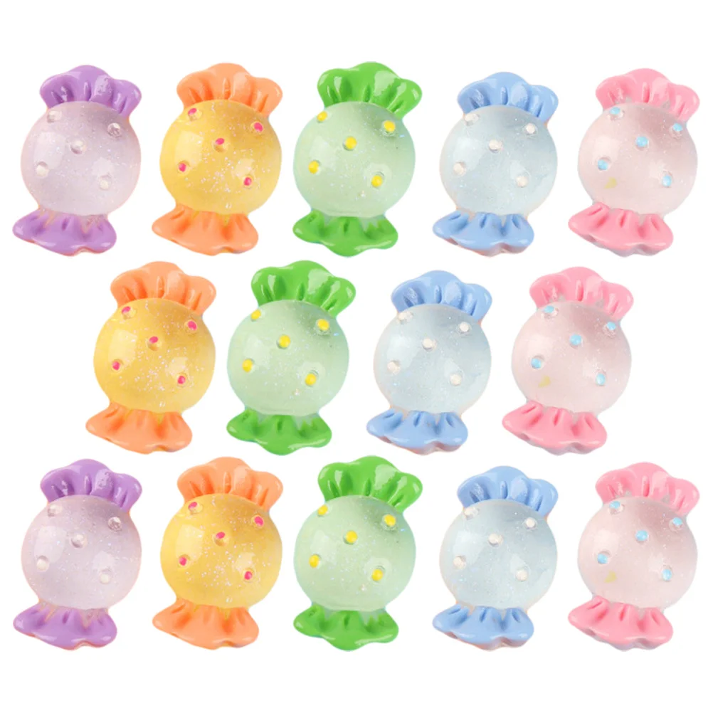 20 قطعة من إكسسوارات الحلوى الراتنج مختلط الألوان حلوى صناعية نابضة بالحياة لمكتب فندق بار مقهى ديكورات منزلية للاستخدام #6