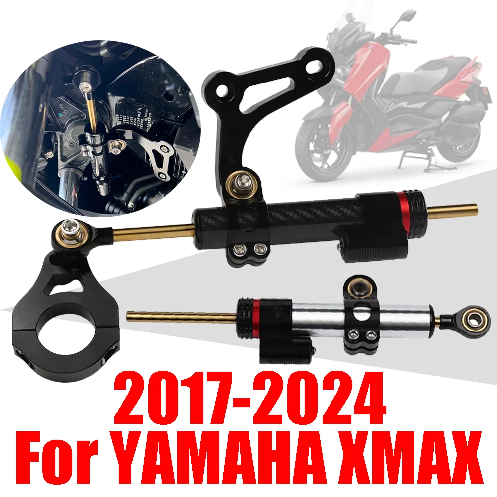 

Steering Stabilizer Damper Mounting Bracket For YAMAHA XMAX 300 250 125 400 X-MAX XMAX125 XMAX300 2017 - 2024 2023 Accessories