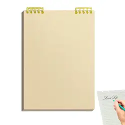 Top Binder Notebook Multifunctional Top Binder Notepad A5 Size Top Bound Notebooks Memo Notebook For School Workplace 60 Sheets