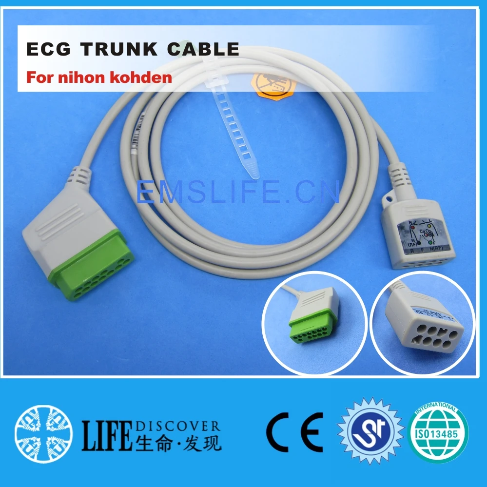 

ECG 5-leads trunk cable for nihon kohden patient monitor