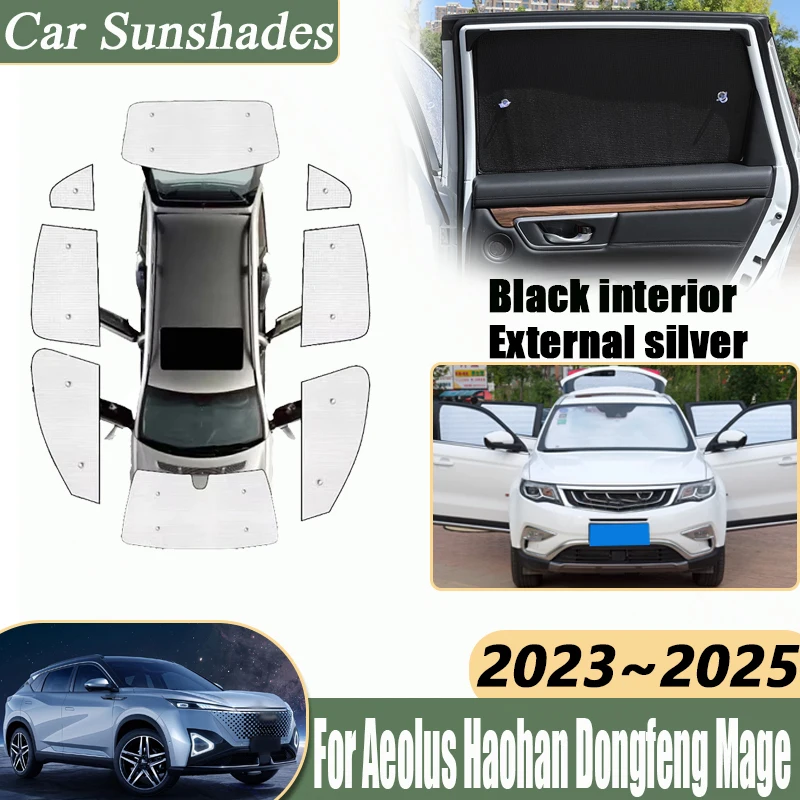 

For Aeolus Haohan Dongfeng Mage 2023~2025 Car Covers Full Coverages Sunshade Window Visor Sun Shades Privacy Blocks Accessories